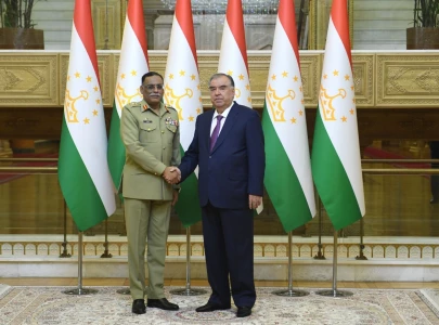 chairman jcsc holds talks with tajik president during official visit