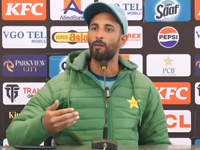 watch shan masood s fiery exchange with reporter after wi defeat