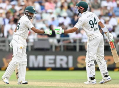 masood babar lead pakistan s fight back after follow on against south africa on day 3