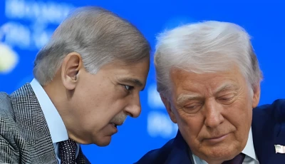 prime minister shehbaz sharifand us president donald trump at the board of peace meeting in davos on january 22 2026 photo reuters