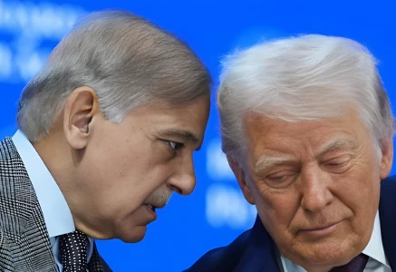 prime minister shehbaz sharifand us president donald trump at the board of peace meeting in davos on january 22 2026 photo reuters