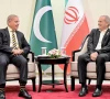 prime minister shehbaz sharif meets iranian president masoud pezeshkian in bishkek kyrgyzstan on the sidelines of the sco summit august 31 2026 photo government of pakistan x