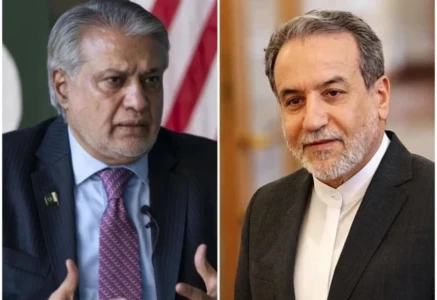 foreign minister ishaq dar and iran foreign minister abbas araghchi photo files