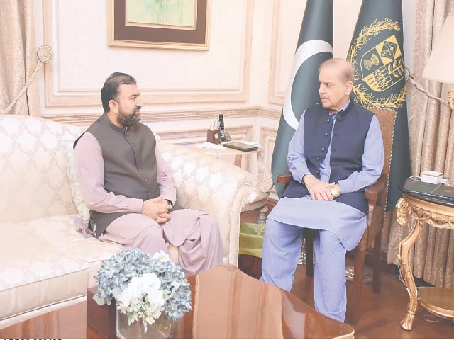balochistan chief minister mir sarfraz bugti calls on prime minister shehbaz sharif in lahore photo app balochistan chief minister mir sarfraz bugti calls on prime minister shehbaz sharif in lahore photo app