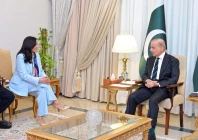 canadian foreign minister anita anand during a meeting with prime minister shehbaz sharif on monday july 20 2026 photo pid
