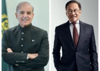 prime minister shehbaz shariif and his malaysian counterpart anwar ibrahim photo file