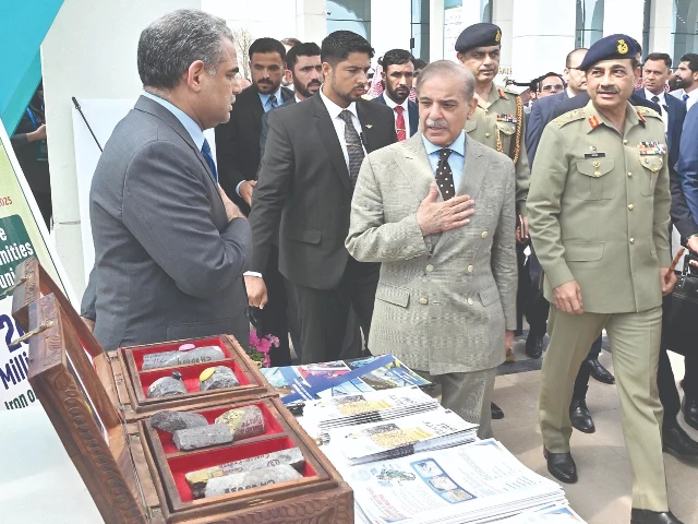 pm shehbaz sharif and chief of army staff gen asim munir visit stalls at the exhibition in islamabad photo inp pm shehbaz sharif and chief of army staff gen asim munir visit stalls at the exhibition in islamabad photo inp