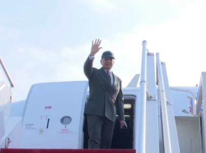 pm shehbaz departs for davos to attend wef annual meeting