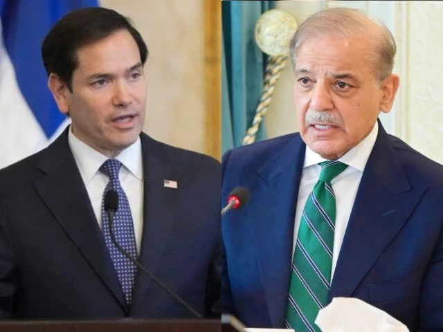 a telephonic conversation was held between prime minister shehbaz sharif and us secretary of state marco rubio on june 20 2025 photo afp app
