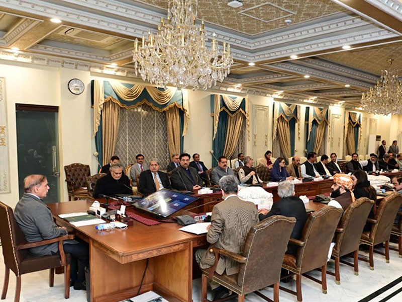 prime minister shehbaz sharif chairs a meeting of federal cabinet on april 3 2023 photo pid