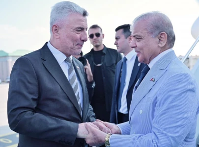 pm shehbaz arrives in turkiye after attending khamenei s funeral in iran pm shehbaz arrives in turkiye after attending khamenei s funeral in iran