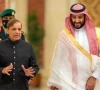 prime minister muhammad shehbaz sharif meets saudi crown prince muhammad bin salman at the royal palace ksa on april 30 2022 photo app