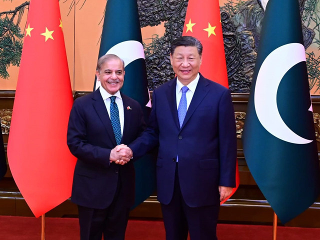 prime minister shehbaz sharif and chinese president xi jinping held a productive meeting on friday photo app prime minister shehbaz sharif and chinese president xi jinping held a productive meeting on friday photo app