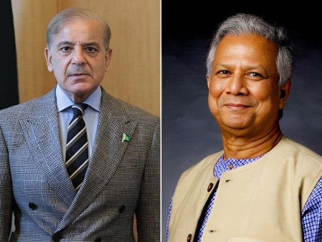 prime minister shehbaz sharif and bangladesh chief advisor dr muhammad younis photo file prime minister shehbaz sharif and bangladesh chief advisor dr muhammad younis photo file
