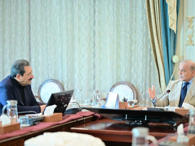prime minister shehbaz sharif holds talks with iran s minister of industry mine and trade syed mohammad atabak in islamabad on wednesday as the two sides agree to promote border trade and enhance bilateral economic cooperation photo pmo prime minister shehbaz sharif holds talks with iran s minister of industry mine and trade syed mohammad atabak in islamabad on wednesday as the two sides agree to promote border trade and enhance bilateral economic cooperation photo pmo