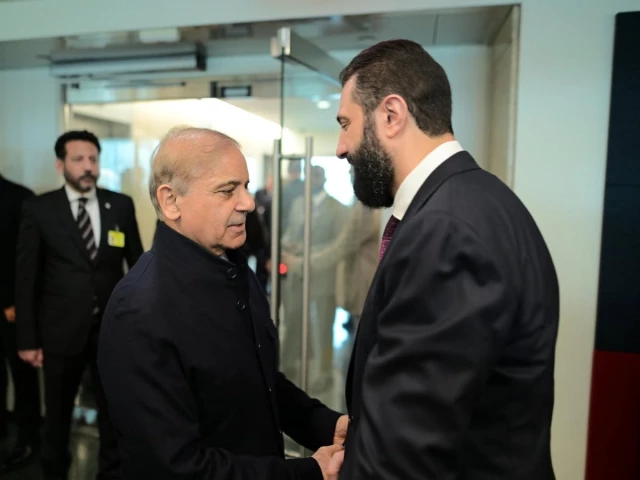 PM Shehbaz reaffirms support for Syria’s sovereignty in meeting with President Sharaa