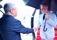 zhejiang deputy governor xu wenguang receives prime minister shehbaz sharif upon his arrival at hangzhou xiaoshan international airport on saturday during a four day official visit to china photo pmo zhejiang deputy governor xu wenguang receives prime minister shehbaz sharif upon his arrival at hangzhou xiaoshan international airport on saturday during a four day official visit to china photo pmo