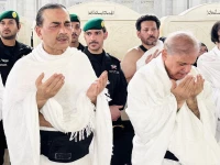 prime minister shehbaz sharif performs umrah with chief of army staff and chief of defence forces asim munir and senior pakistani delegation on august 7 2026 photo pmo x