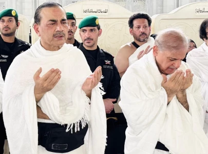 pm shehbaz cdf munir perform umrah during three day saudi visit