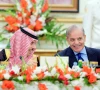 prime minister shehbaz sharif engages in talks with saudi foreign minister prince faisal bin farhan al saud photo pid