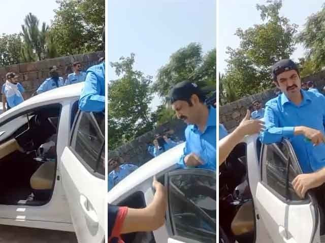 pti s sher afzal marwat reaches office after arrest by islamabad police pti s sher afzal marwat reaches office after arrest by islamabad police