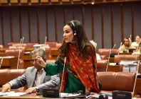 senator sherry rehman addressing a senate session photo facebook senate