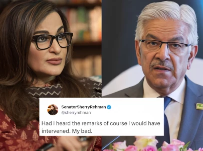my bad sherry rehman apologises for not intervening during khawaja asif s sexist comments