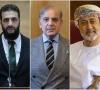syria s president ahmed al sharaa l prime minister shehbaz sharif c and oman s sultan haitham bin tariq photos file