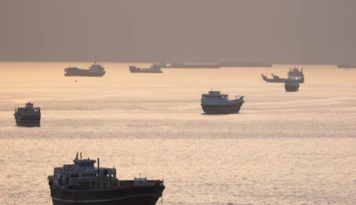 ships and boats in the strait of hormuz musandam oman may 1 2026 photo reuters