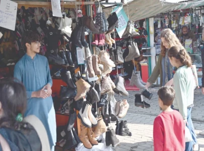 winter chill fuels shoe shopping frenzy