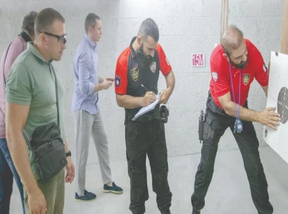 diplomats take part in marka e haq shooting competition diplomats take part in marka e haq shooting competition