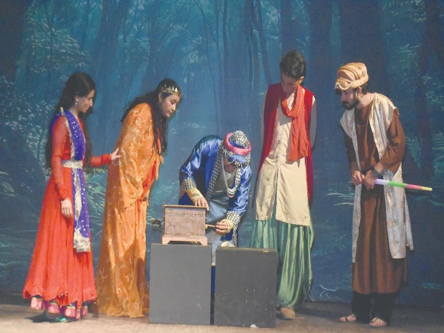 the magical children s play staged at the arts council of pakistan in collaboration with rang manch takes audiences on a heroic adventure filled with laughter courage and life lessons photo express