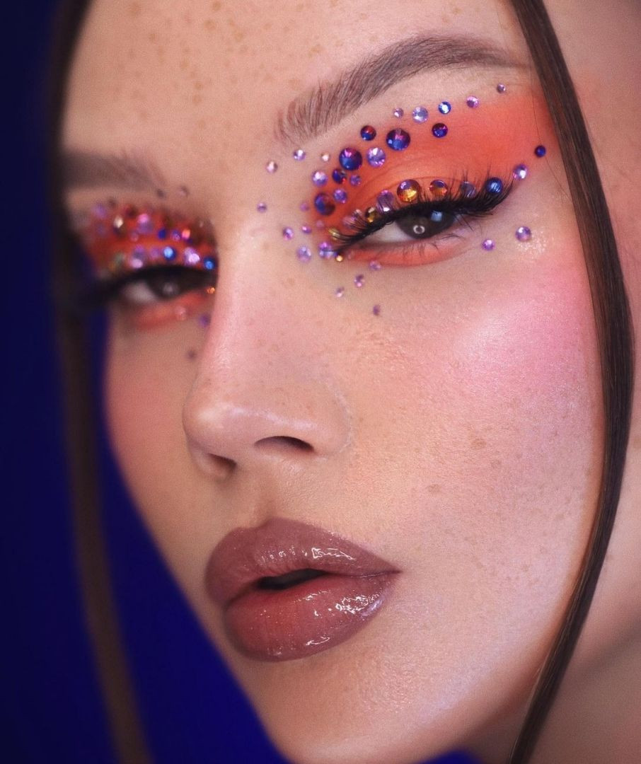 Instagram Famous Crystal Eyeliner Trend