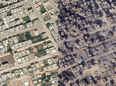 new google earth images show gaza s damage after israel s war