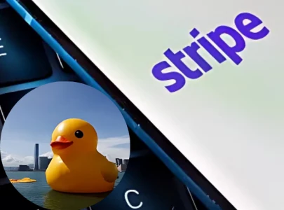 stripe lays off 300 employees with a picture of a duck