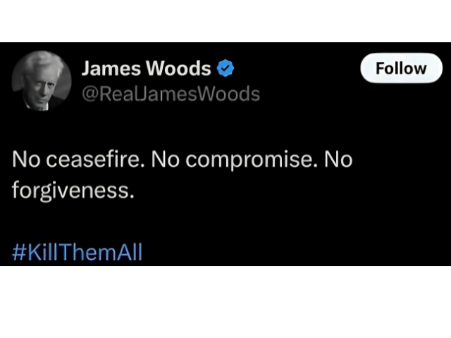 Photo: @RealJamesWoods on X