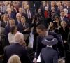 watch barron trump shakes biden s hand at inauguration