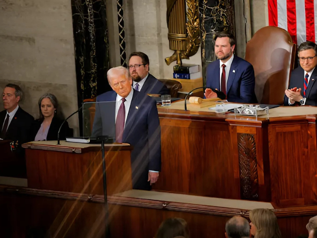 photo us president donald trump attends a joint session of congress at the us capitol in washington dc