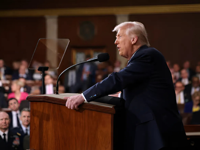 photo us president donald trump addresses a joint session of congress at the us capitol