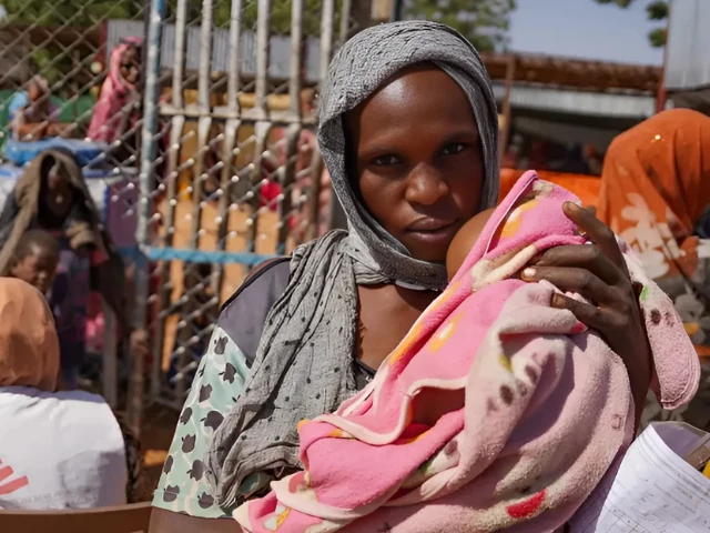 photo a woman and baby at sudan s zamzam camp where msf suspended activities last month reuters photo a woman and baby at sudan s zamzam camp where msf suspended activities last month reuters