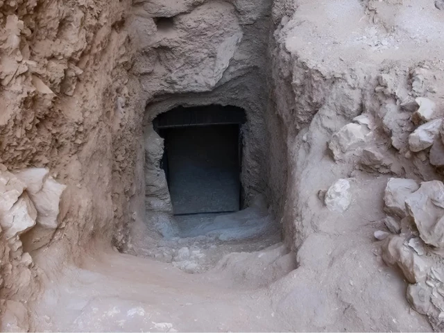 photo the entrance to the tomb of king thutmose ii who ruled three and a half thousand years ago new kingdom research foundation photo the entrance to the tomb of king thutmose ii who ruled three and a half thousand years ago new kingdom research foundation