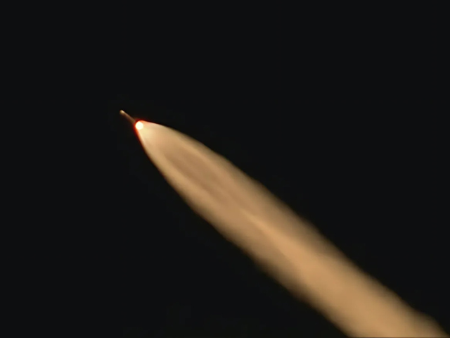 Photo: SpaceX Falcon 9 rocket launch from Vandenberg Space Force Base seen over SoCal skies/KTLA