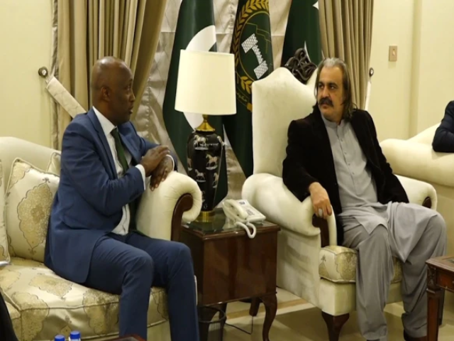 k p cm ali amin gandapur meets un team