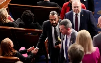 democrat al green removed from congress after protesting trump s speech