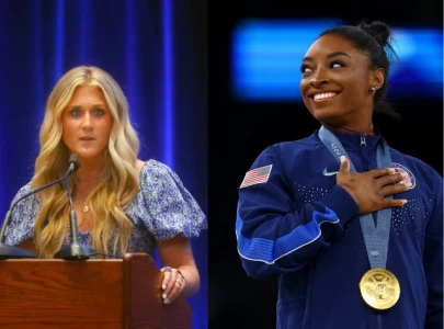 riley gaines slams simone biles after social media exit amid transgender athlete feud
