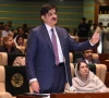 sindh chief minister murad ali shah addresses the sindh assembly photo express