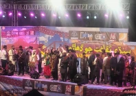 netizens celebrate during the sindh cultural day musical programme outside karachi press club on sunday photo express netizens celebrate during the sindh cultural day musical programme outside karachi press club on sunday photo express