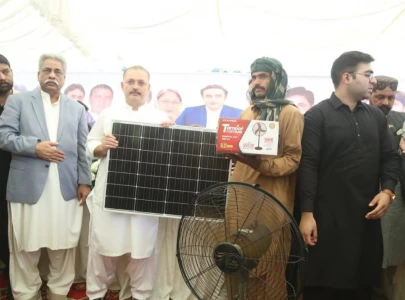 sindh energy dept distributes solar home systems to rural families sindh energy dept distributes solar home systems to rural families