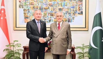 deputy prime minister and foreign minister ishaq dar with singapore s foreign minister dr vivian balakrishnan at the ministry of foreign affairs islamabad october 30 2026 photo foreignoffice x deputy prime minister and foreign minister ishaq dar with singapore s foreign minister dr vivian balakrishnan at the ministry of foreign affairs islamabad october 30 2026 photo foreignoffice x