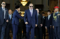 egyptian president abdel fattah al sisi walks during his state visit at the national palace in kuala lumpur malaysia october 10 2026 photo reuters